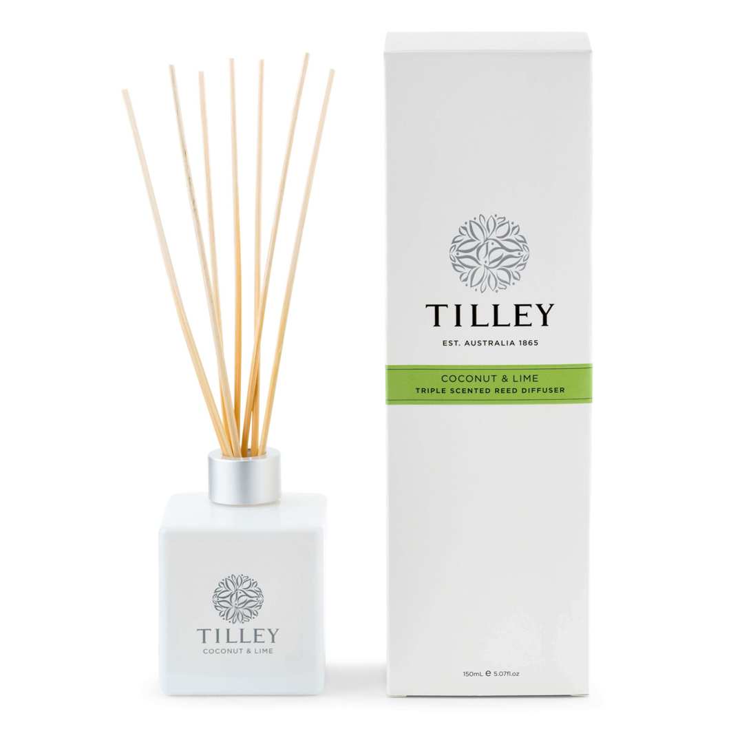 Coconut & Lime - 150ml triple scented Australian made reed diffuser