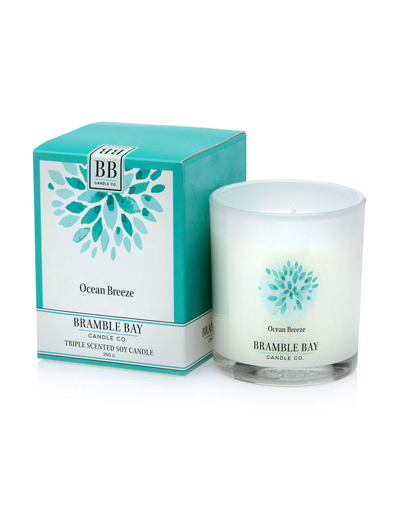 Ocean Breeze - triple scented candle, hand poured in Australia